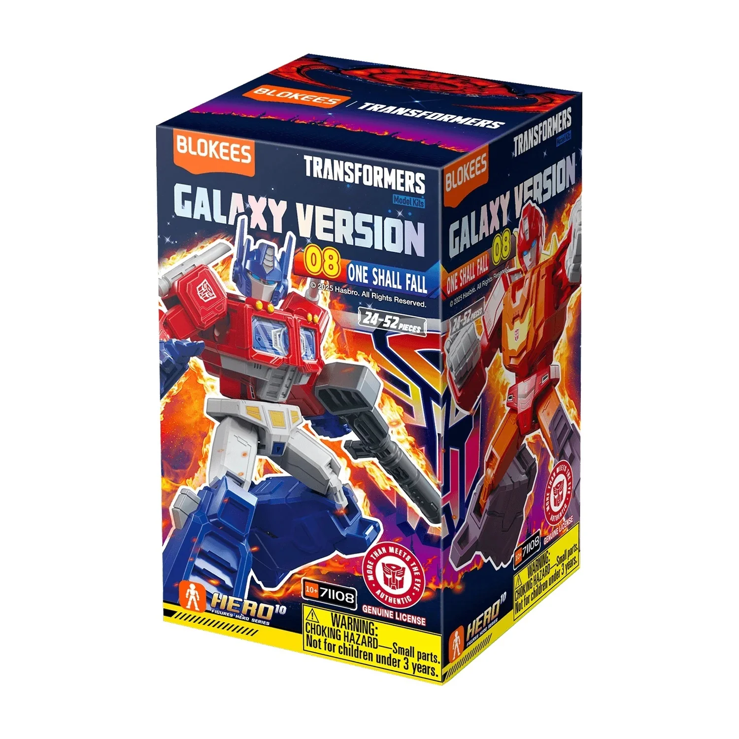Transformers GV08 One Shall Fall (Blind box) Blokees (Display of 9) - Image 3