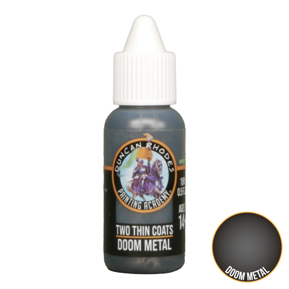 Two Thin Coats Paints 15ml - Doom Metal