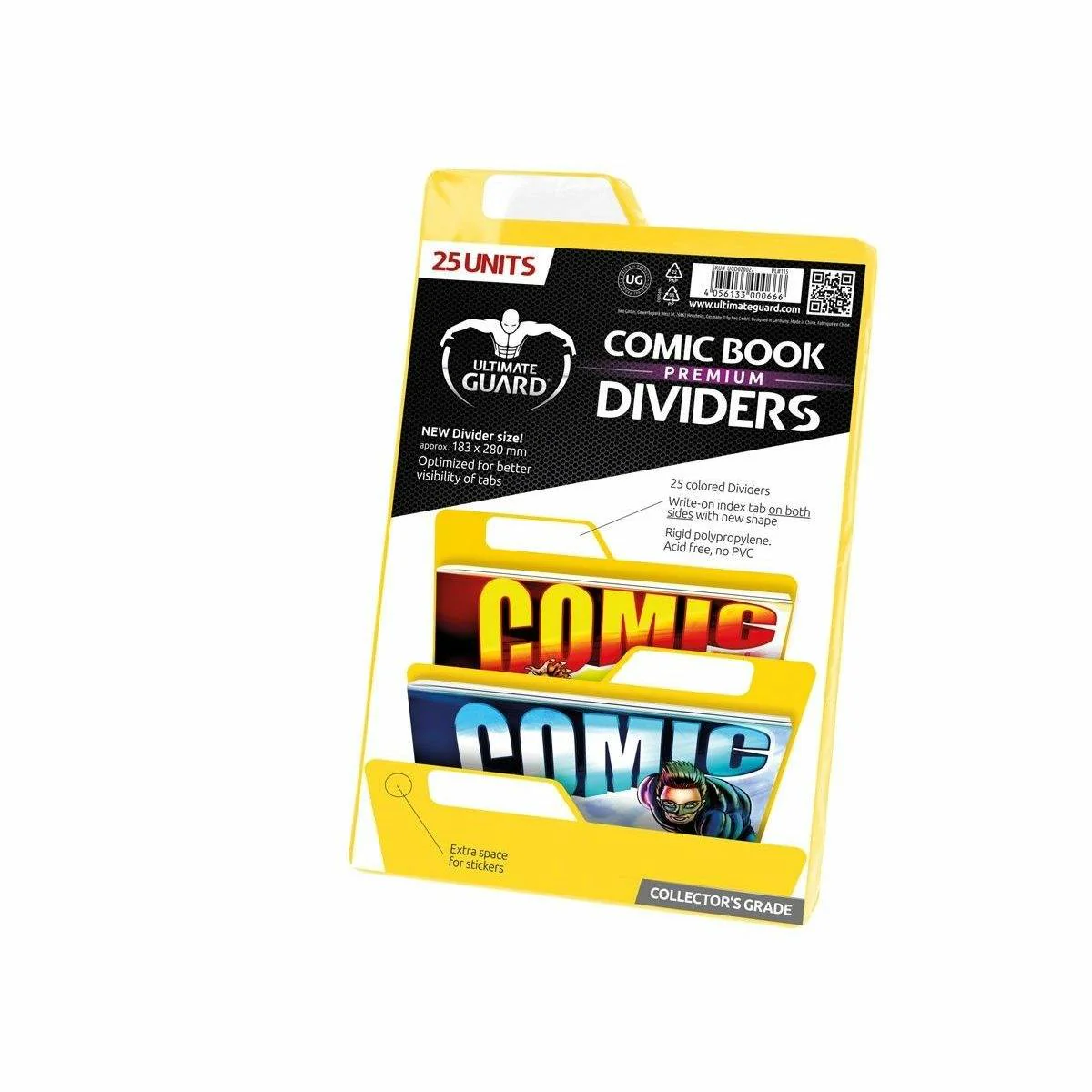 Ultimate Guard Premium Comic Book Dividers Yellow (25)