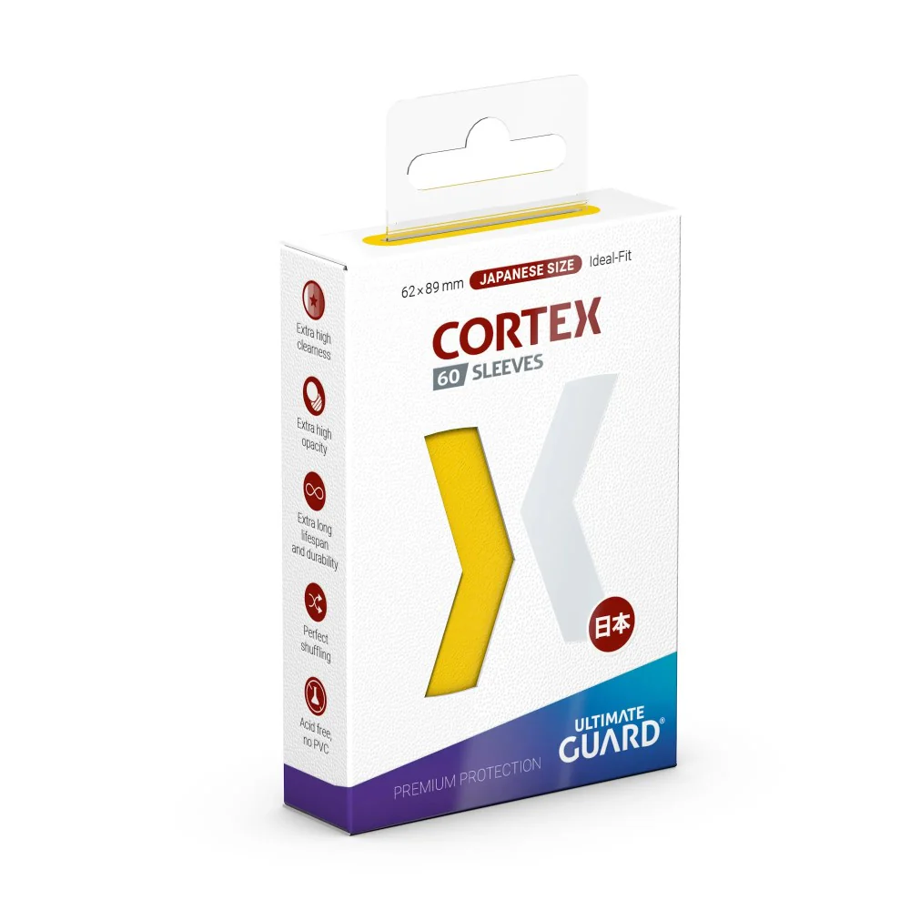 Ultimate Guard Cortex Sleeves Japanese Size (60) - Yellow