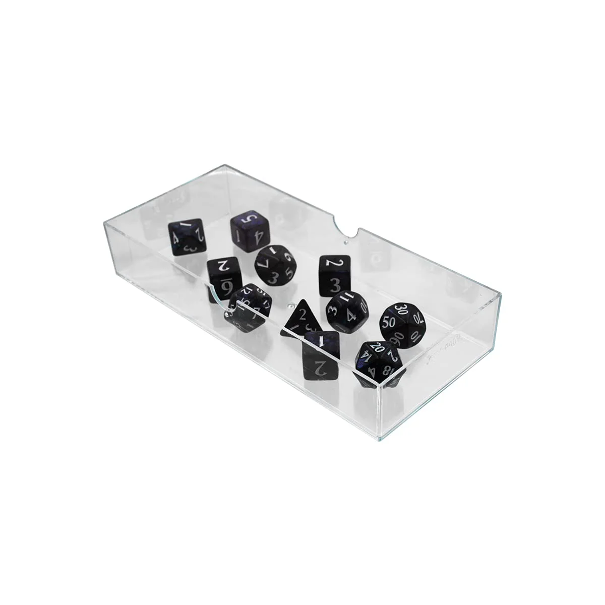 Ultra Pro Acrylic RPG 11 Dice Set Jet Black - Image 3