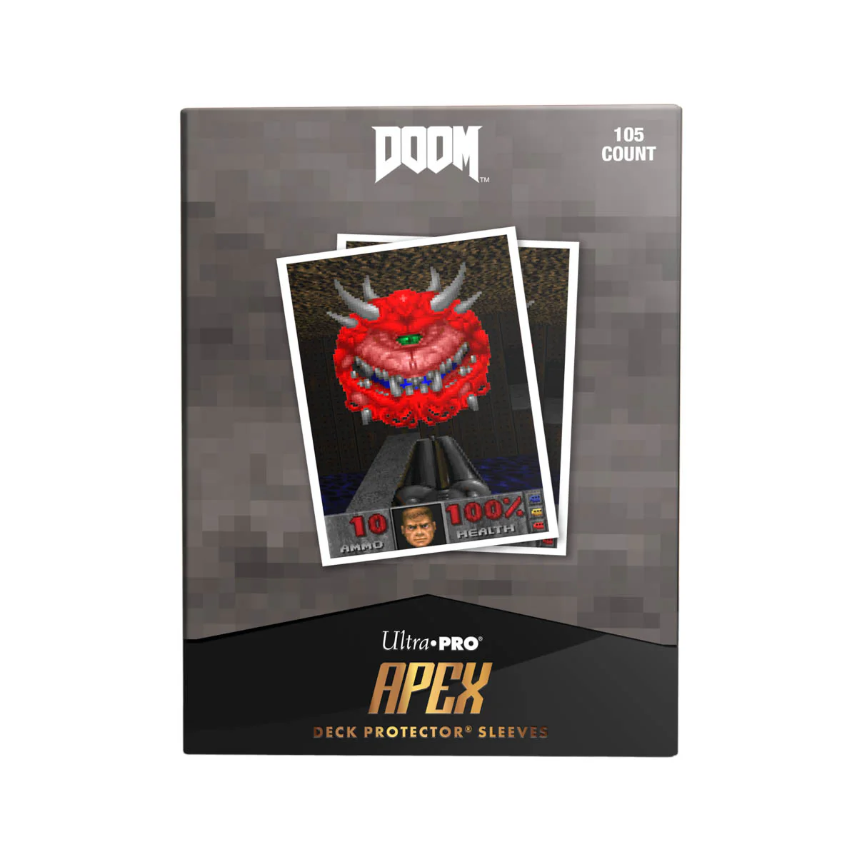 Ultra Pro: DOOM 105ct Apex Deck Protector Sleeves Cacodemon (UP16621) - Image 2