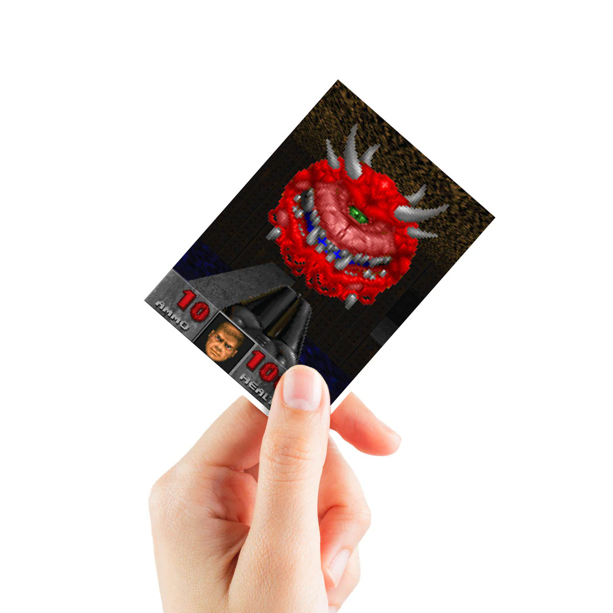 Ultra Pro: DOOM 105ct Apex Deck Protector Sleeves Cacodemon (UP16621) - Image 3
