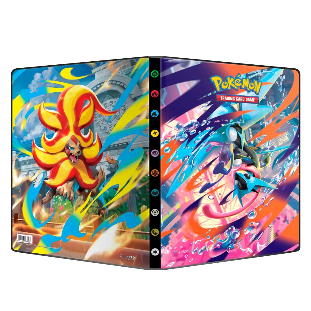 Ultra Pro -Pokémon TCG Mega Evolution Chaos Rising 9-Pocket Portfolio - Image 4