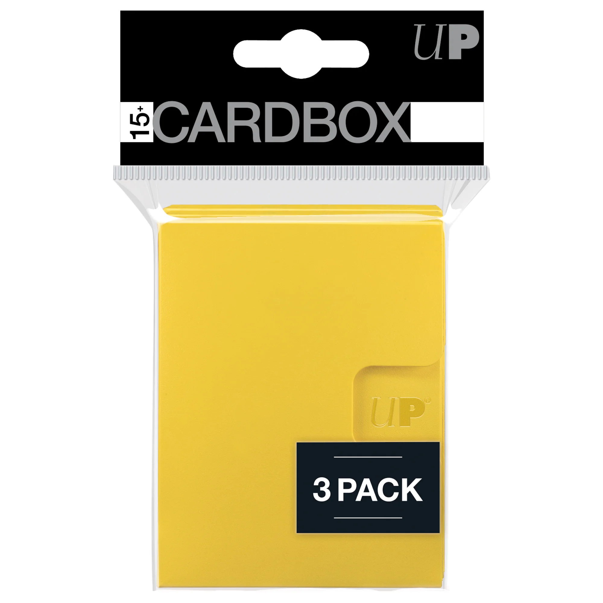 Ultra Pro PRO 15+ Card Box 3-Pack - Yellow