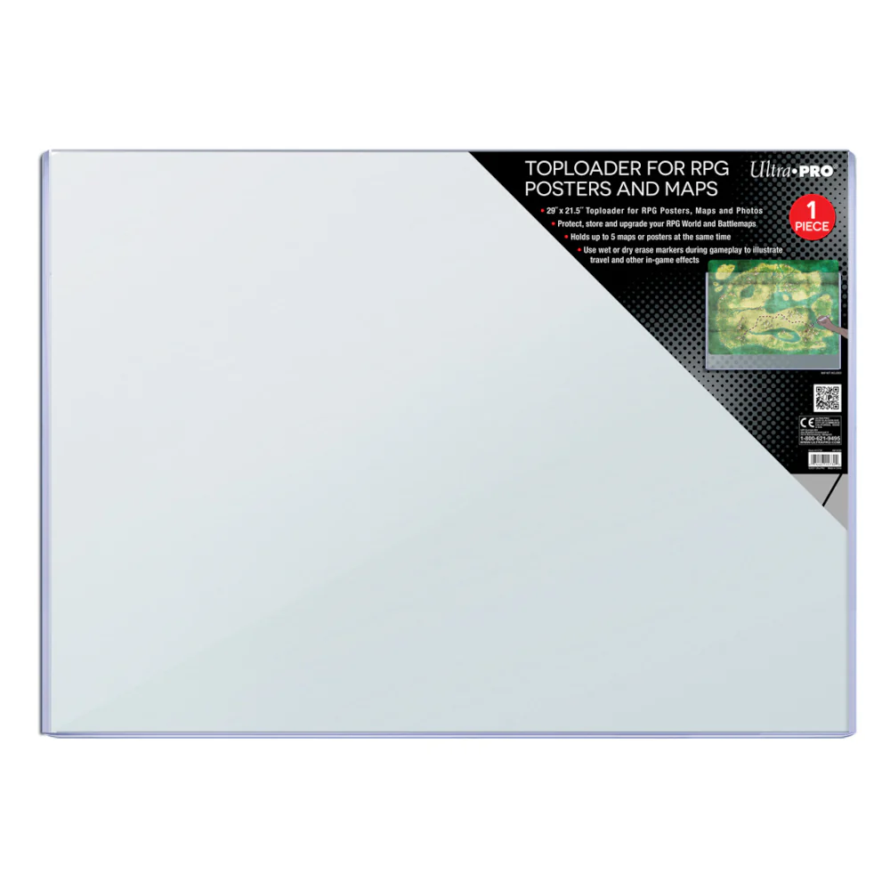 Ultra PRO - Toploader for RPG Posters and Maps 29-Inch x 21.5-Inch