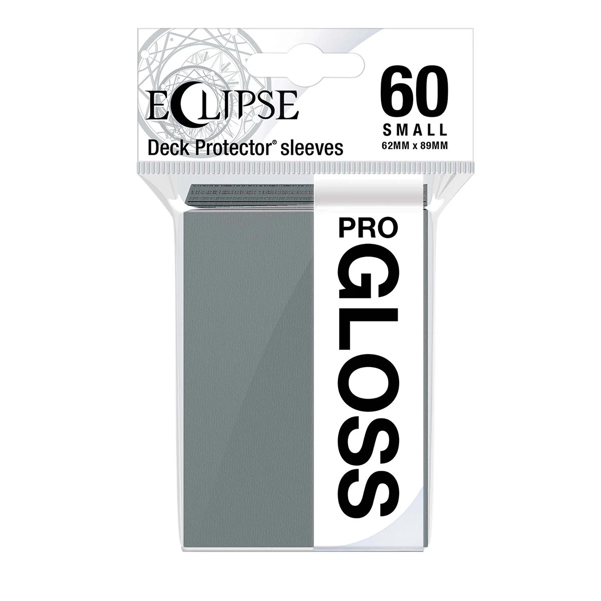 Ultra Pro - UP15647 Eclipse Matte Small Deck Protector Sleeves 60-Piece Set - Smoke Grey