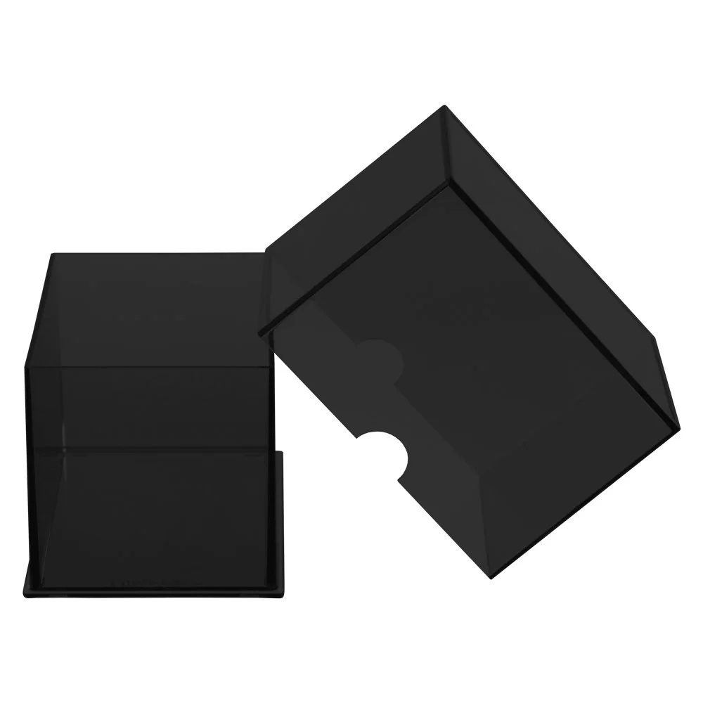 Ultra Pro UP15827 Eclipse 100+ Deck Box 2-Piece - Jet Black - Image 2