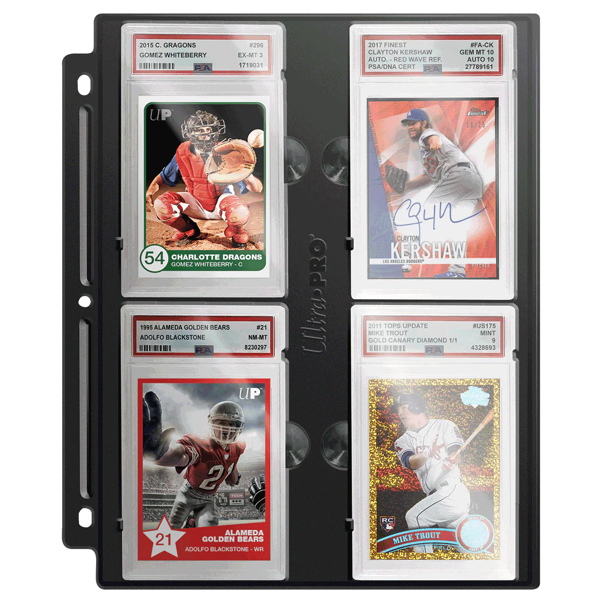 Ultra Pro UP16271 Graded Slab Page for PSA - Black - Image 2