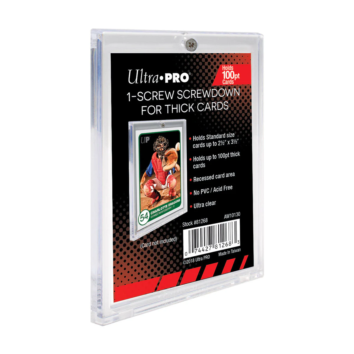 Ultra Pro UP81268 Single-Screw Screwdown Holder for Thick Cards