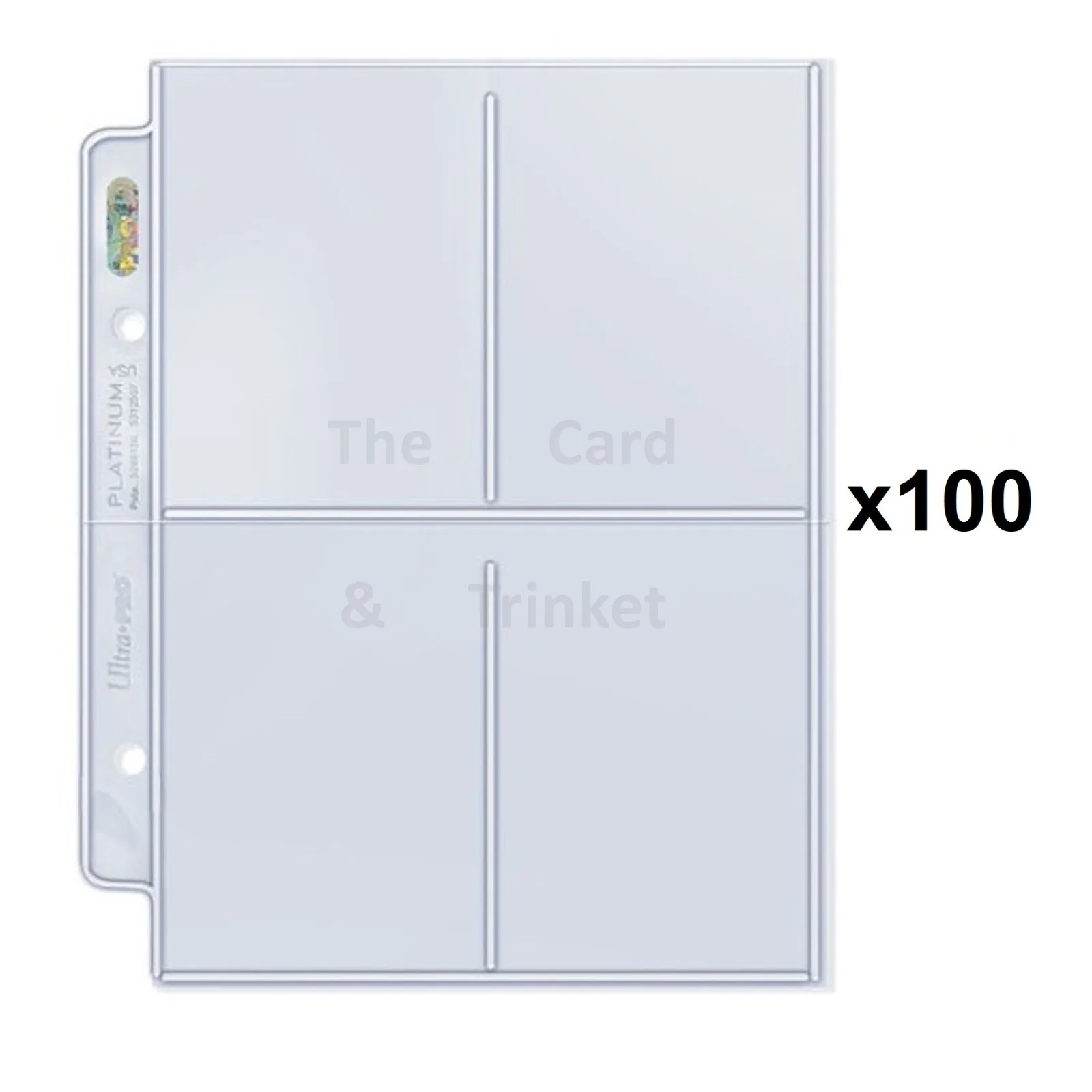 Ultra Pro: UP81425 4-Pocket Page for Mini 2-Ring Albums - Image 2