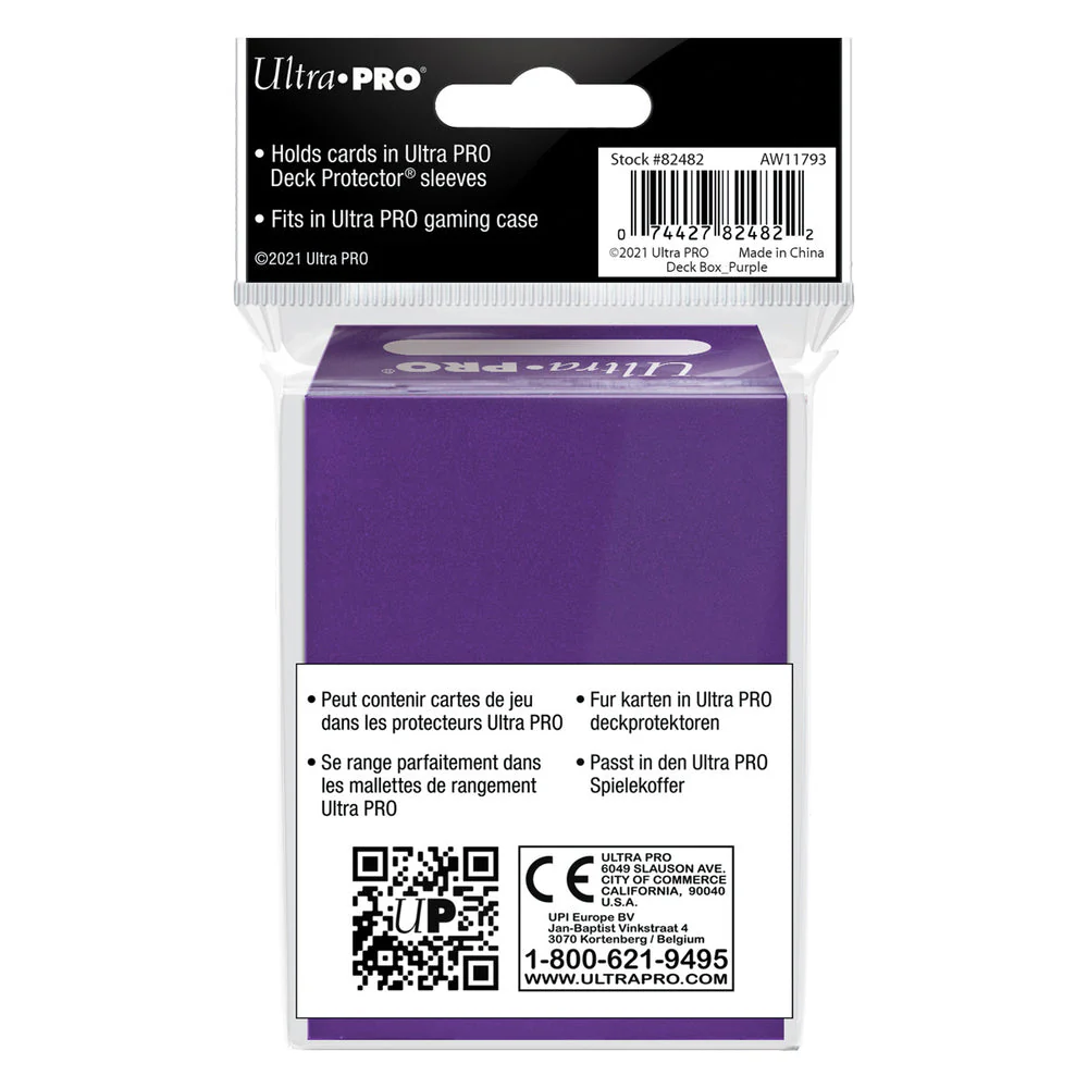 Ultra Pro: UP82482 PRO 80+ Deck Box: Purple - 239194 - Image 2