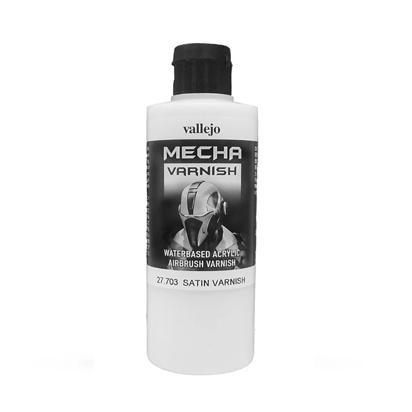 Vallejo Mecha Acrylic Varnish 200ml - Satin Varnish