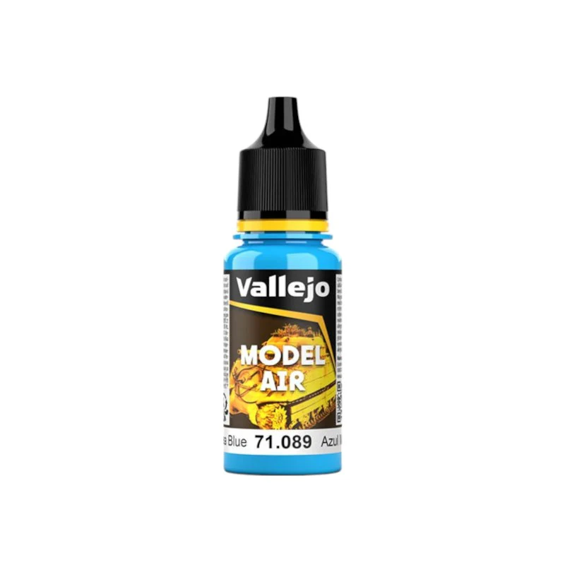 Vallejo Model Air Colour 18ml - Light Sea Blue