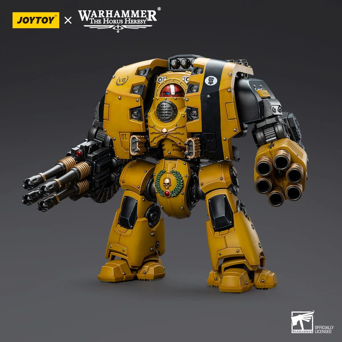Warhammer Collectibles: 1/18 Scale Imperial Fists Leviathan Dreadnought with Cyclonic Melta Lance (Preorder) - Image 3