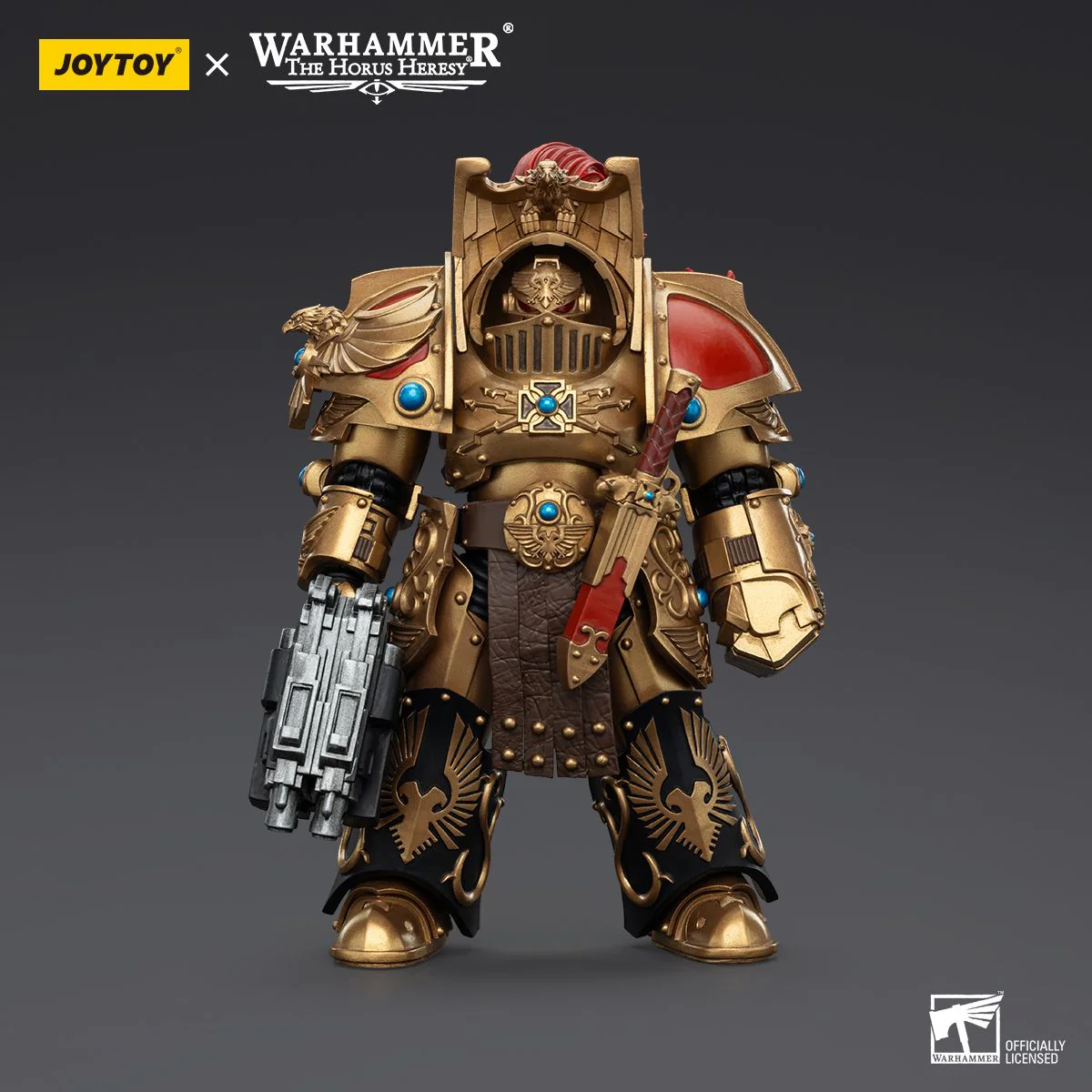 Warhammer Collectibles: 1/18 Scale Legio Custodes Aquilon Term Squad Aquilon with Storm Bolter (Preorder)