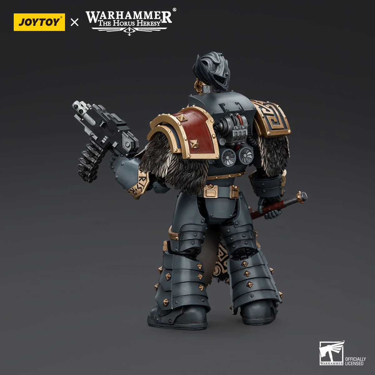 Warhammer Collectibles: 1/18 Scale Space Wolves Varagyr Wolf Guard Squad Varagyr Thegn (Preorder) - Image 2