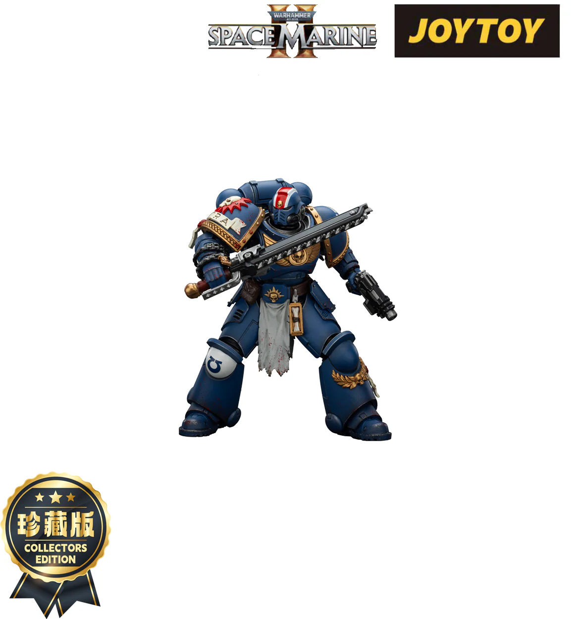 Warhammer Collectibles: 1/18 Scale Ultramarines Lieutenant Titus Collectors Edition - Image 4