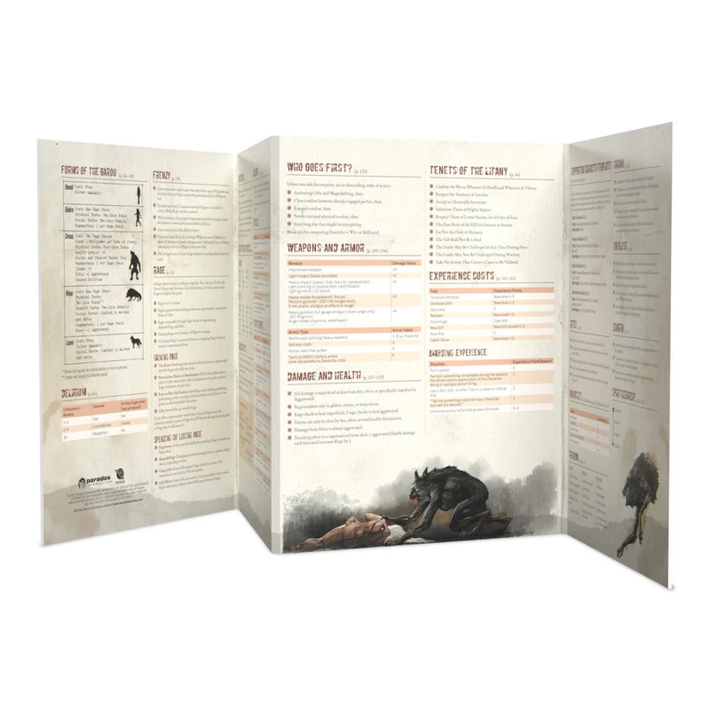 Werewolf: The Apocalypse 5th Edition Roleplaying Game - Storyteller's Screen & Toolkit - Image 3