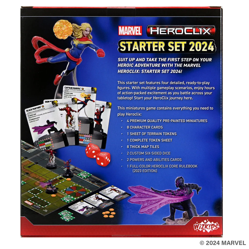 WizKids Marvel HeroClix Starter Set 2024 (WZK 84917) - Image 2