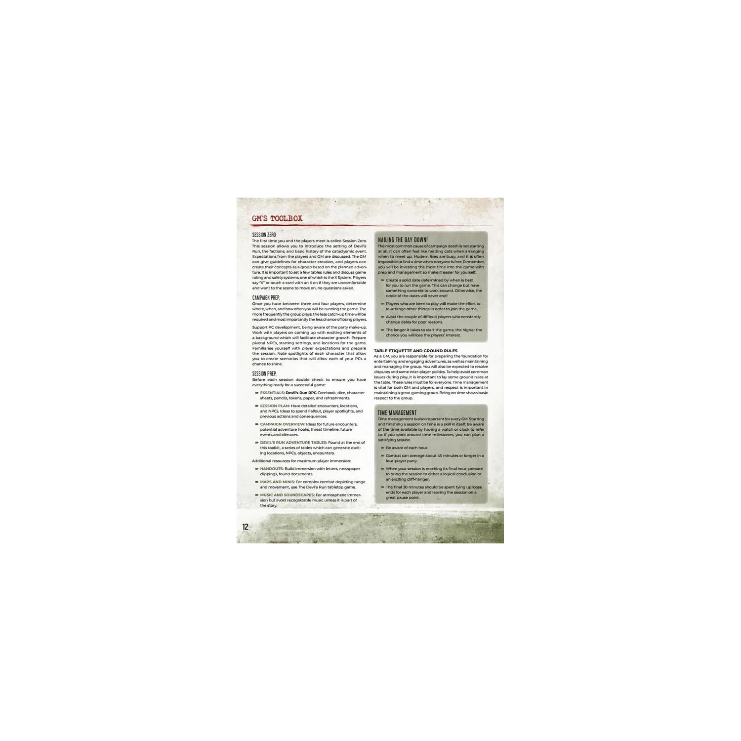 Word Forge Games Devil's Run RPG - GM Toolkit - Image 3